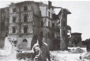 I bombardamenti nella zona Piazza Alberti - via di Credi, Firenze