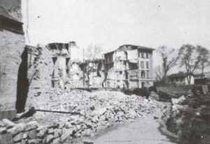 I bombardamenti nella zona Piazza Alberti - via di Credi, Firenze