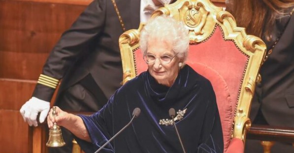 Luciana Segre presiede il Senato