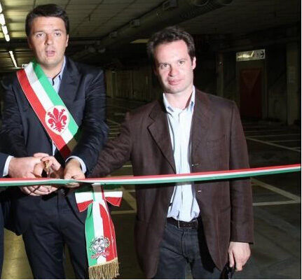 Matteo Renzi insieme al collaboratore e amico Marco Carrai
