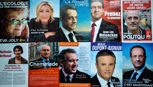 Candidati elezioni presidenziali francesi 2012
